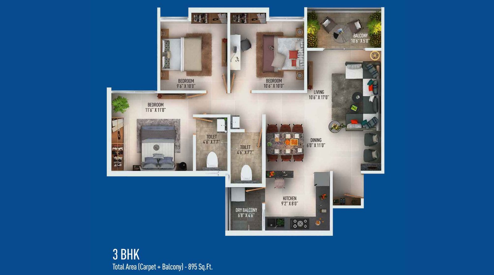 Triaa-38-Divine-3-BHK